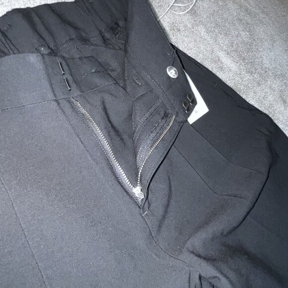 NWT A‎ New Day Women’s Black Wide Leg High Rise Trouser Rayon Pants - Size 2L - Picture 7 of 10